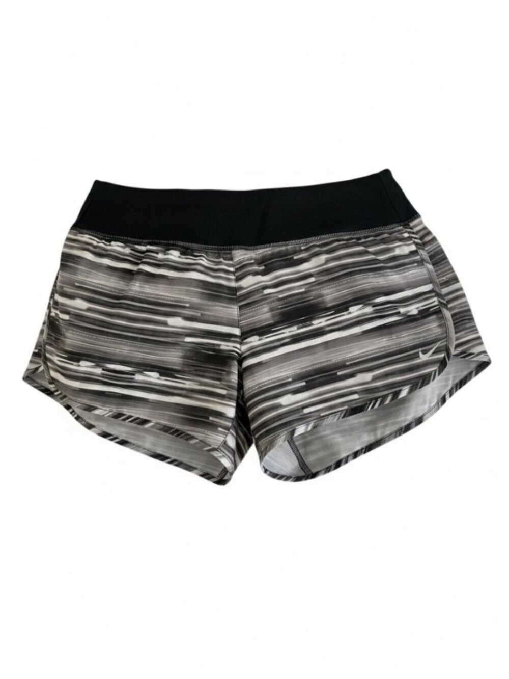 NIKE Black Grey Dri-Fit Running Athletic Shorts Lightweight Women’s size M